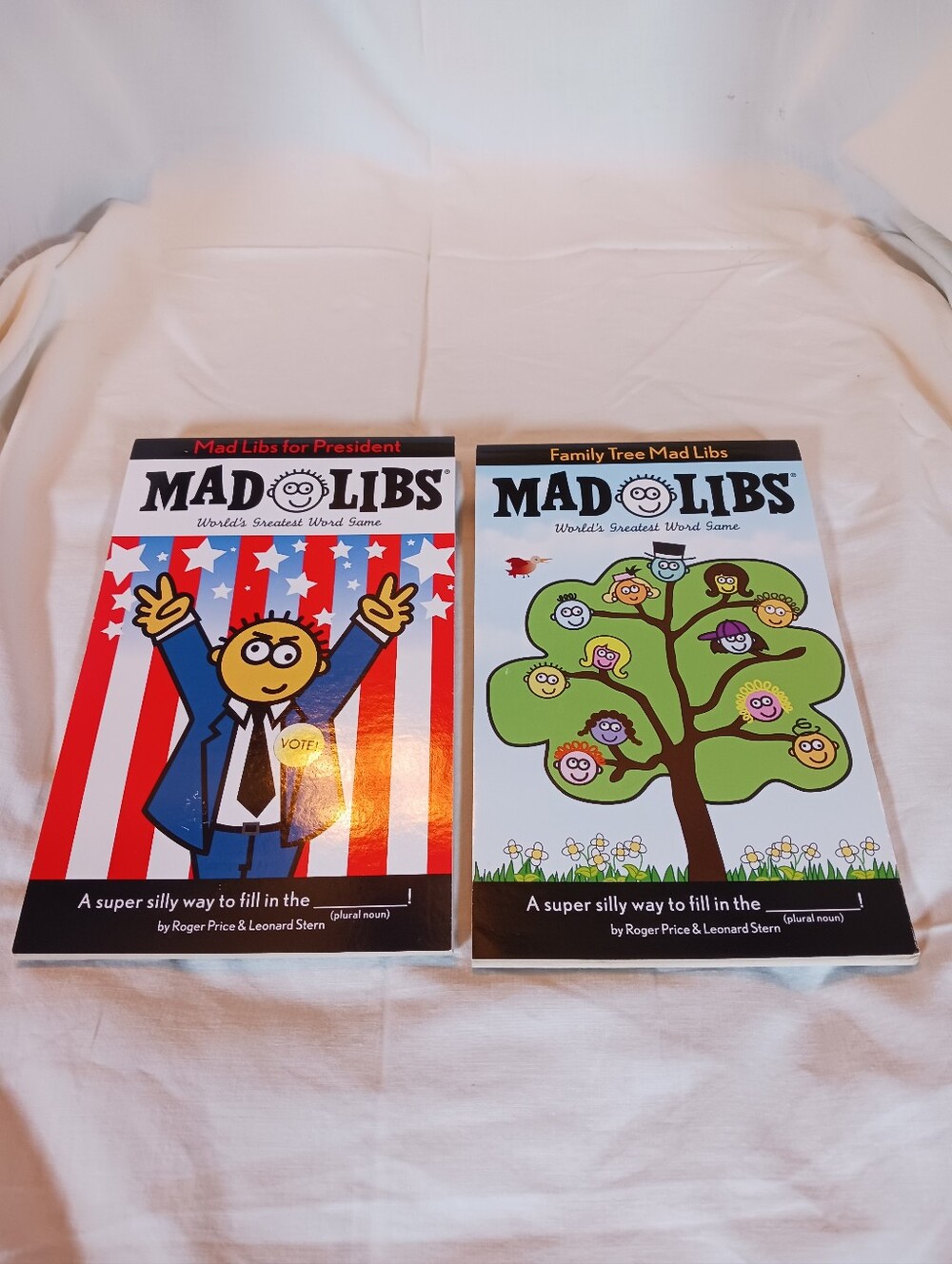 Mad Libs Presidential And Family Tree Fun Activity Books NWT